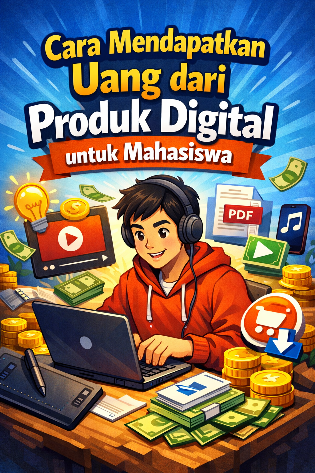 Cara Mendapatkan Uang dari Produk Digital untuk Mahasiswa