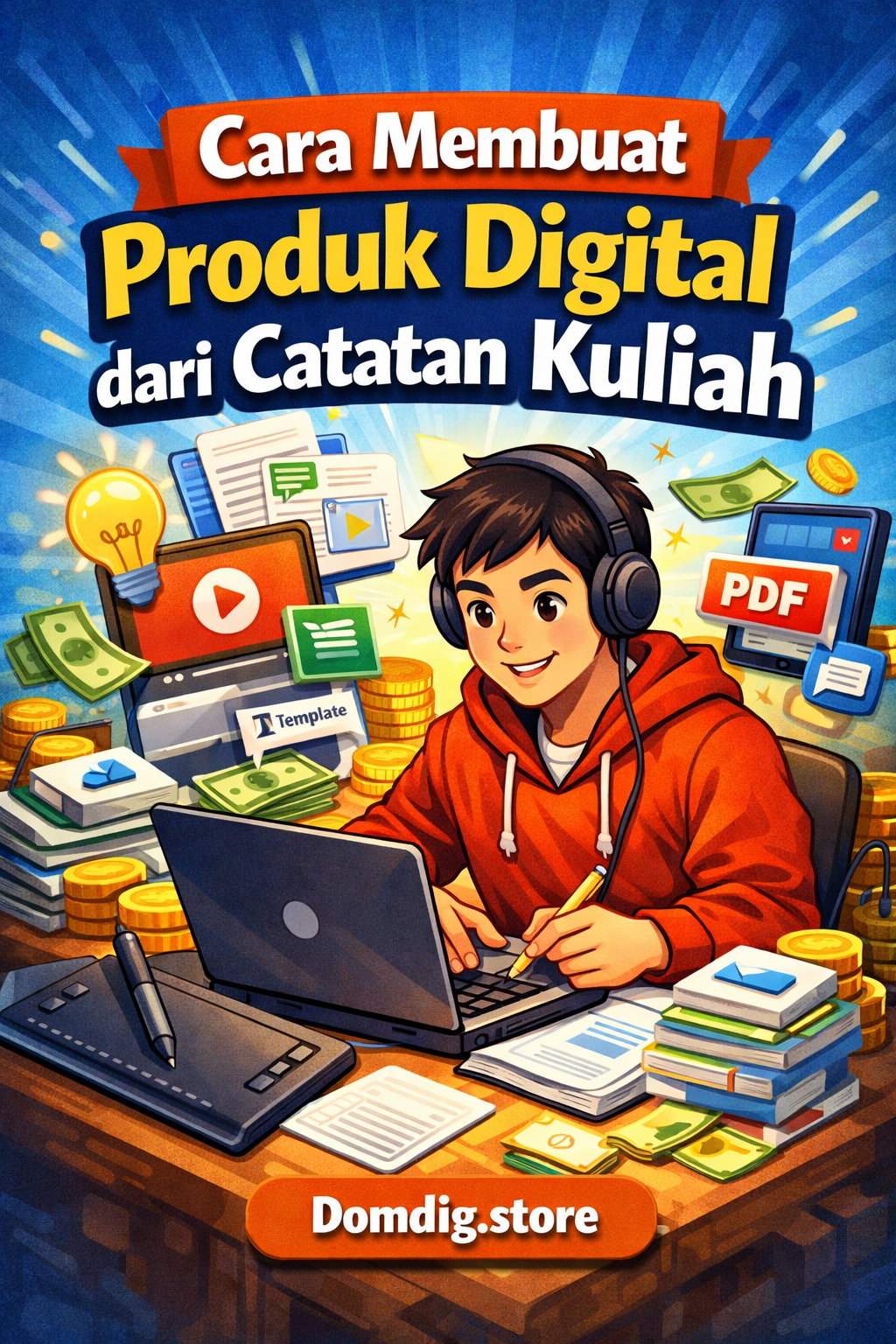 Cara Membuat Produk Digital dari Catatan Kuliah