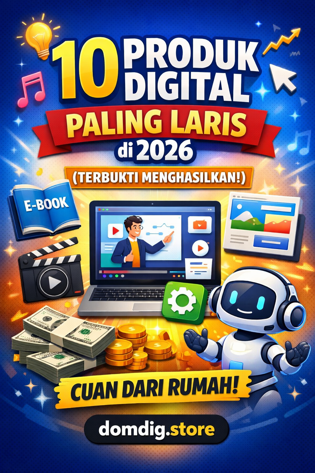 10 Produk Digital Paling Laris di 2026 (Terbukti Menghasilkan!)