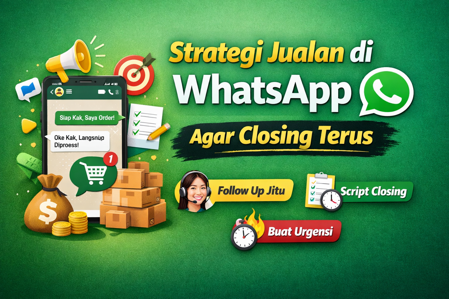 Strategi Jualan di WhatsApp Agar Closing Terus